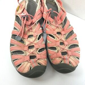 Granola Keen Gorpcore Whisper Sandals Size 9 Hiking Trail Water Sporty Coral